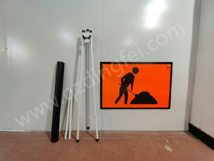 Tripod Roll Up Traffic Sign - 